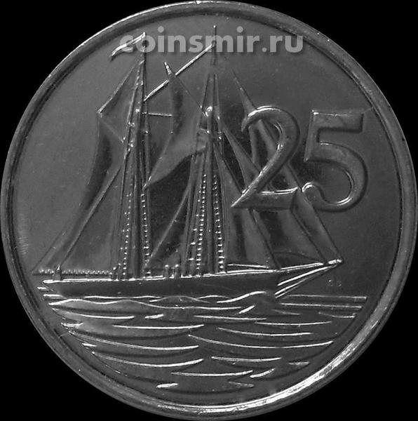 25 центов 2005 Каймановы острова. Парусник. (в наличии 2008 год)