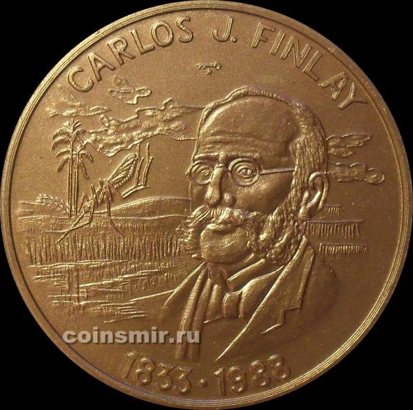 1 песо 1988 Куба. Карлос Хуан Финлей.