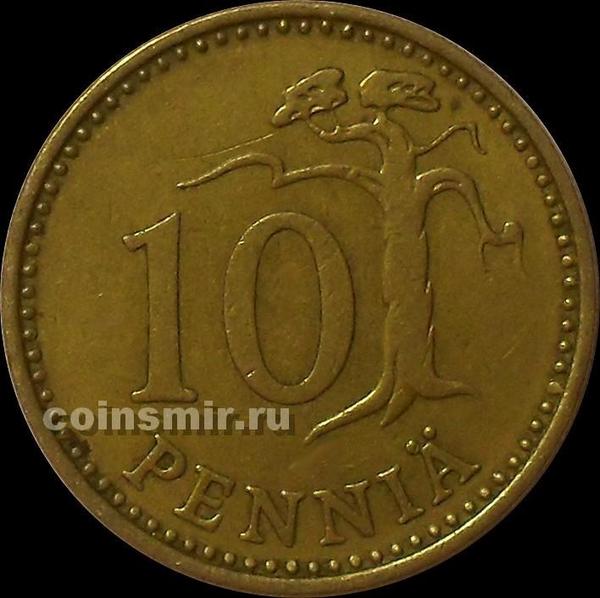 10 пенни 1972 S Финляндия.