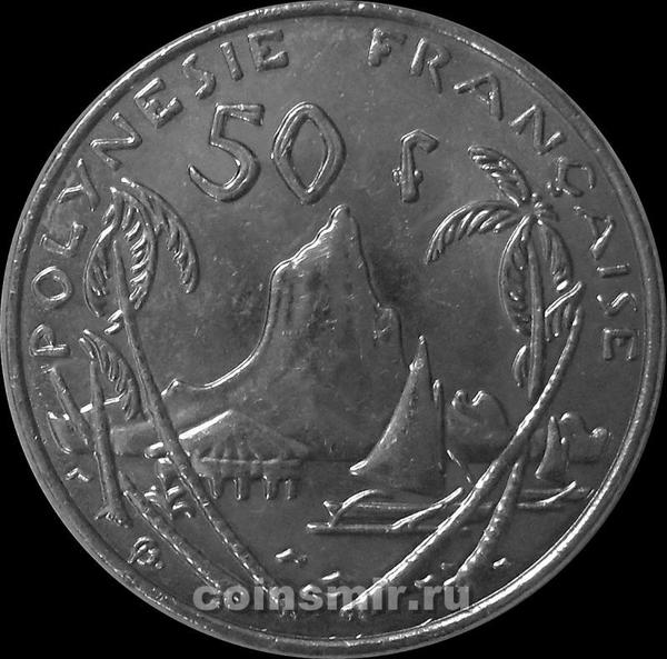 50 франков 2004 Французская Полинезия. (в наличии 2003 год)