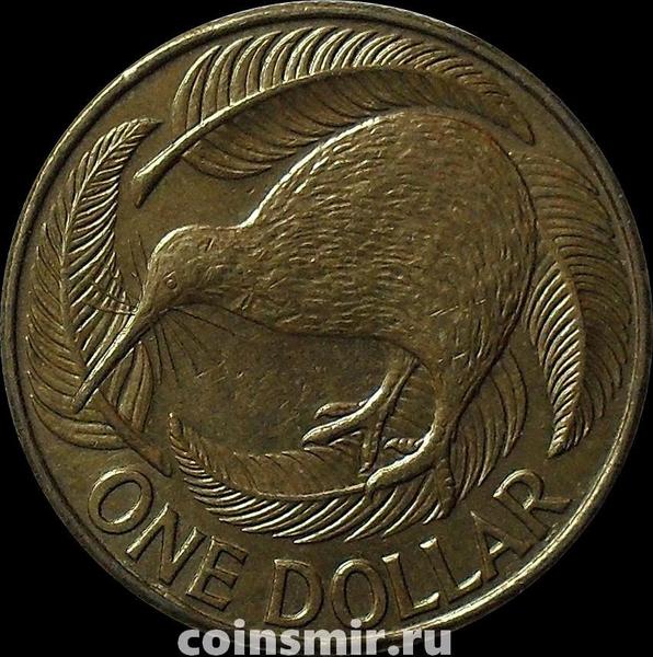 1 доллар 2002 Новая Зеландия. Птица киви.