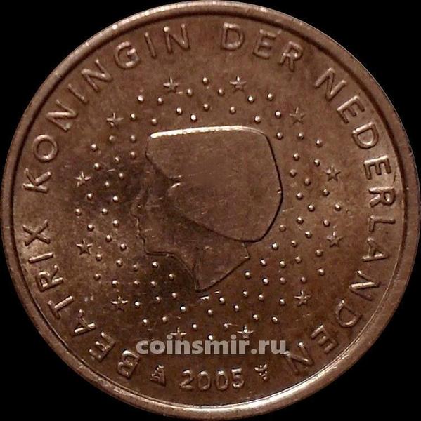 5 евроцентов 2005 Нидерланды. Беатрикс.