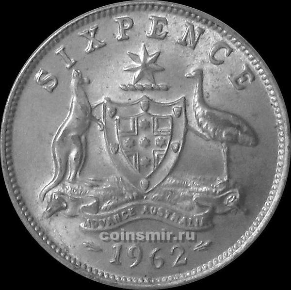 6 пенсов 1962 Австралия.