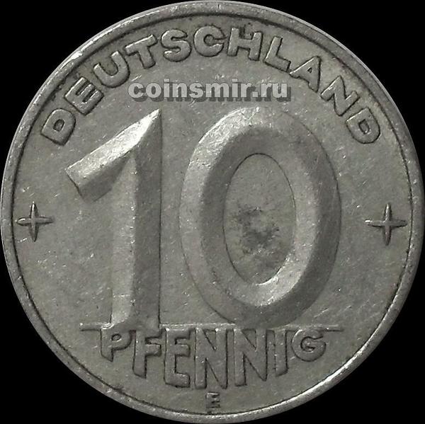 10 пфеннигов 1953 Е Германия ГДР.