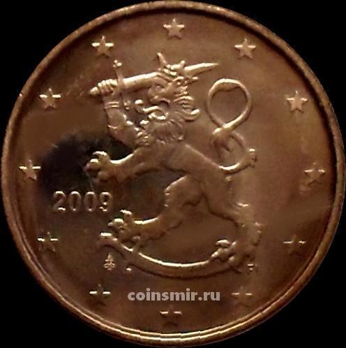 1 евроцент 2009 FI Финляндия.