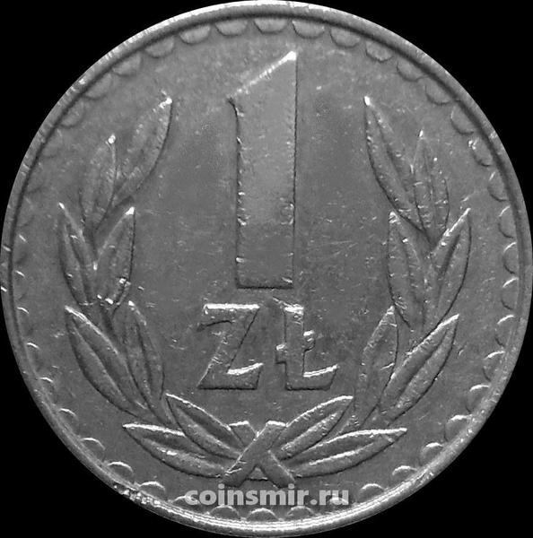 1 злотый 1985 Польша.