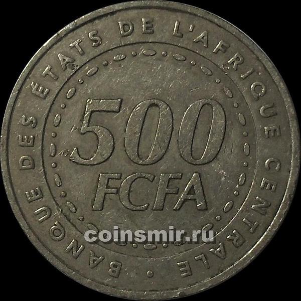 500 франков 2006  КФА BEAC (Центральная Африка).