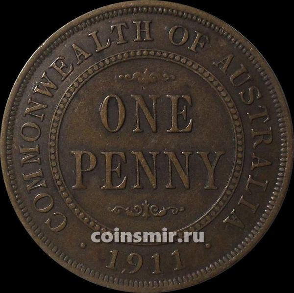 1 пенни 1911 Австралия.