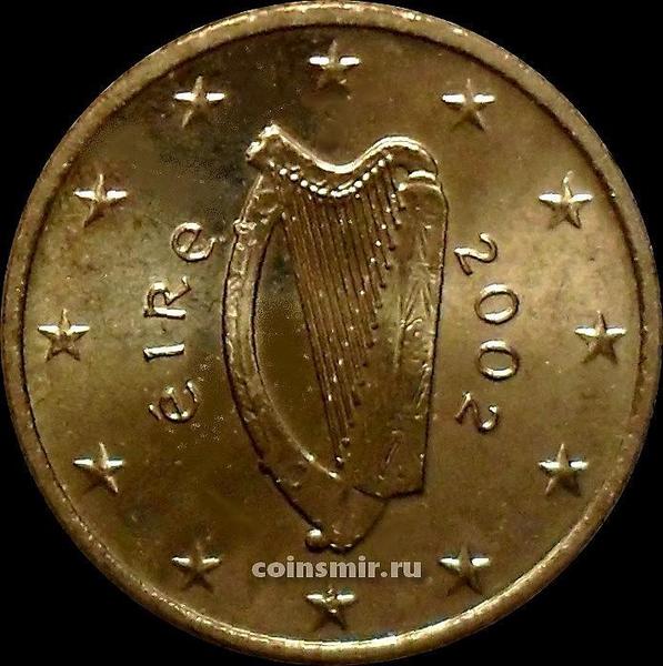 10 евроцентов 2002 Ирландия. Кельтская арфа. UNC