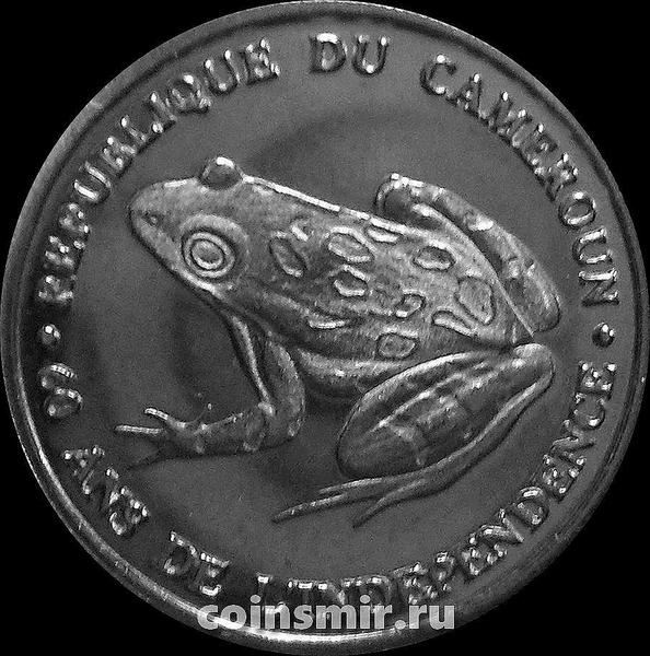 100 франков 2020 Камерун. Лягушка. 60 лет независимости.