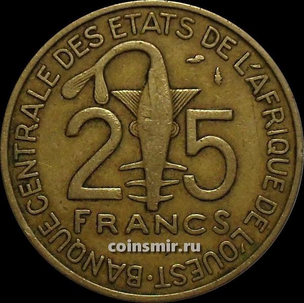 25 франков 1978  КФА BCEAO (Западная Африка).