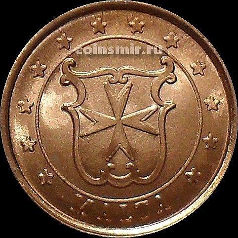 1 евроцент 2006 Мальта. Мальтийский крест. Европроба. Specimen.
