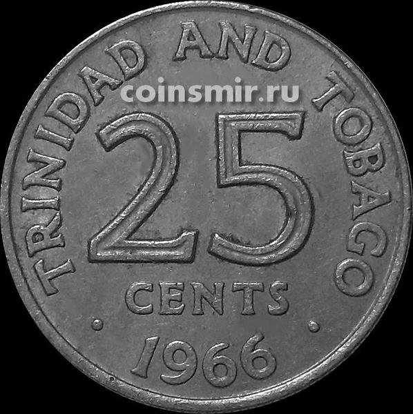 25 центов 1966 Тринидад и Тобаго.