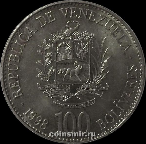 100 боливаров 1998 Венесуэла.