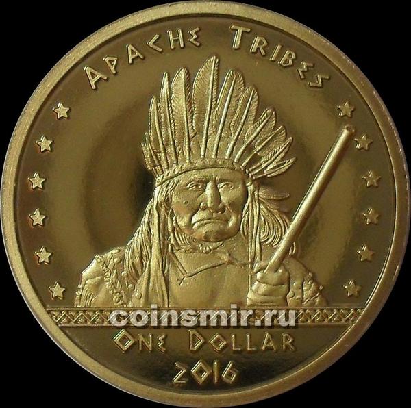 1 доллар 2016 Апачи.