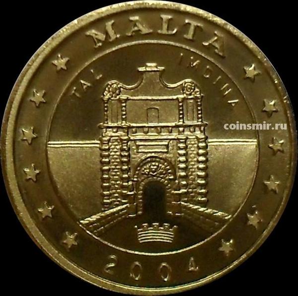 10 евроцентов 2004 Мальта. Мдина. Европроба.