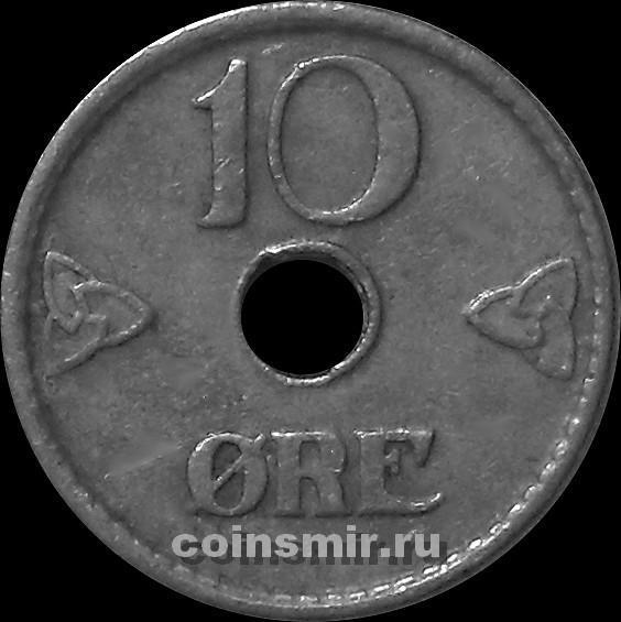 10 эре 1949 Норвегия.