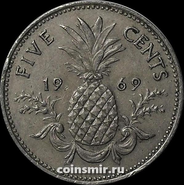 5 центов 1969 Багамские острова.