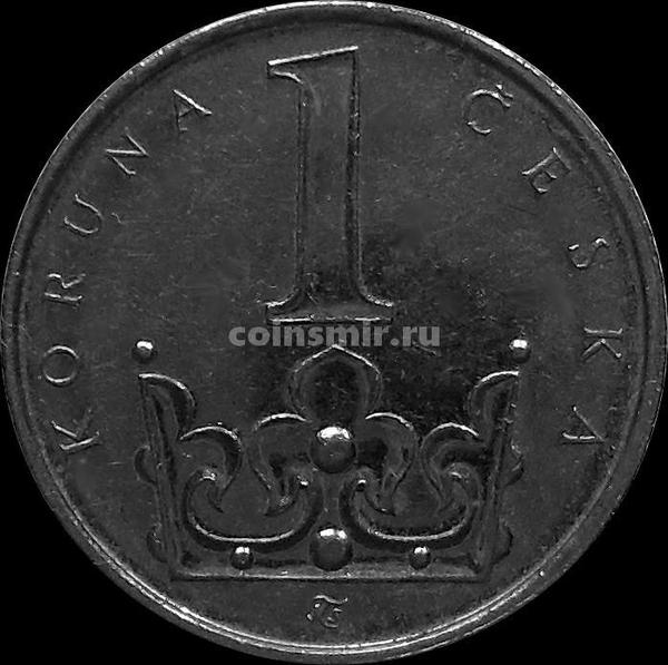 1 крона 2003 Чехия.