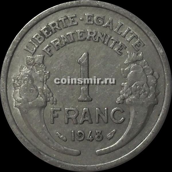 1 франк 1948 Франция.