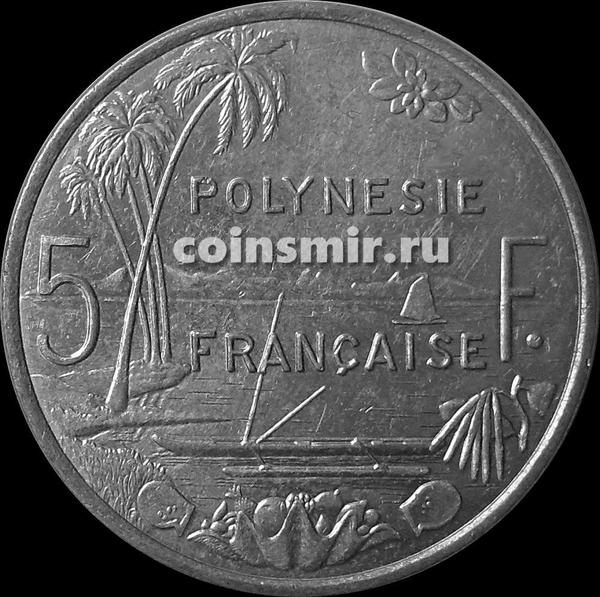 5 франков 2014 Французская Полинезия.