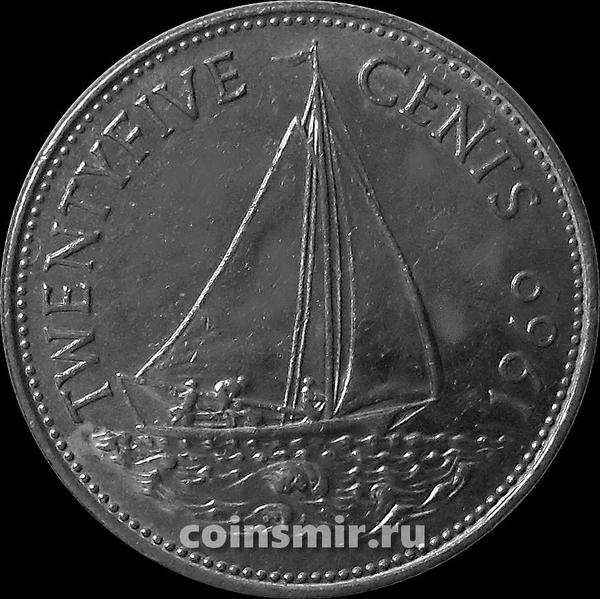 25 центов 1969 Багамские острова.