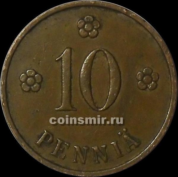10 пенни 1935 Финляндия.