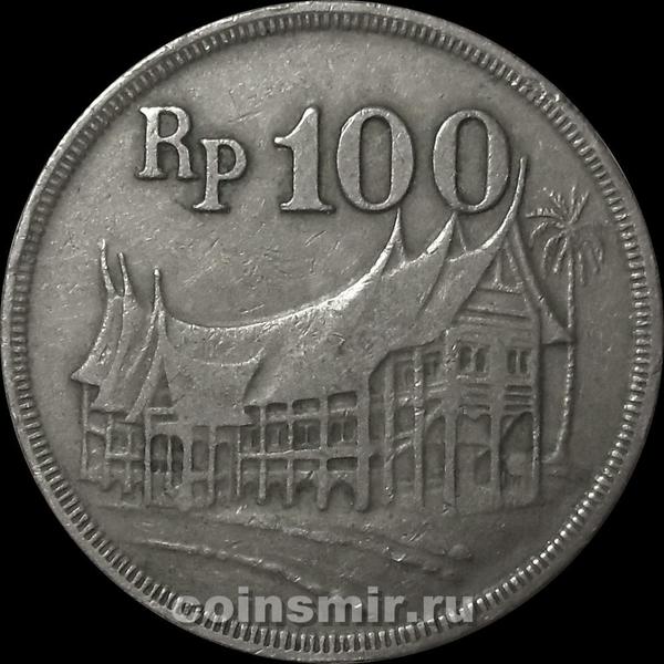 100 рупий 1973 Индонезия.