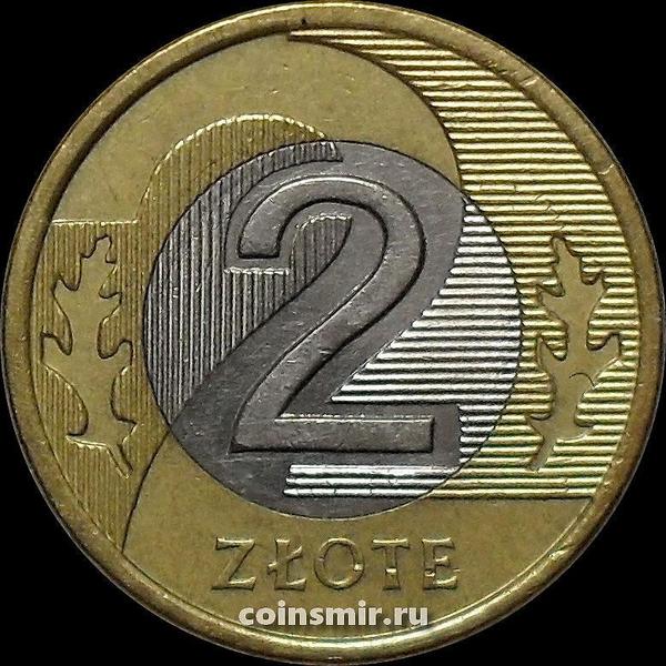 2 злотых 2009 Польша.