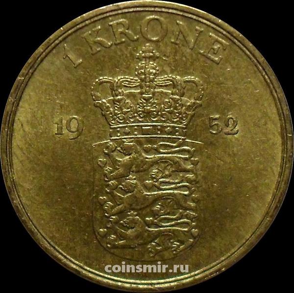 1 крона 1952 Дания.