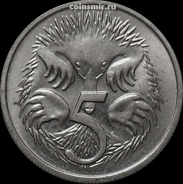 5 центов 1978 Австралия. Ехидна.