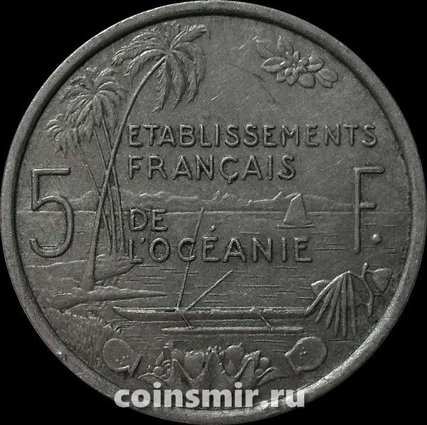5 франков 1952 французская Океания.
