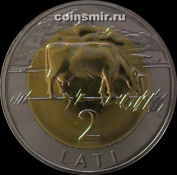 2 лата 2003 Латвия.