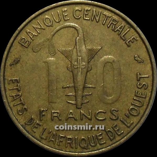 10 франков 1959  КФА BCEAO (Западная Африка).