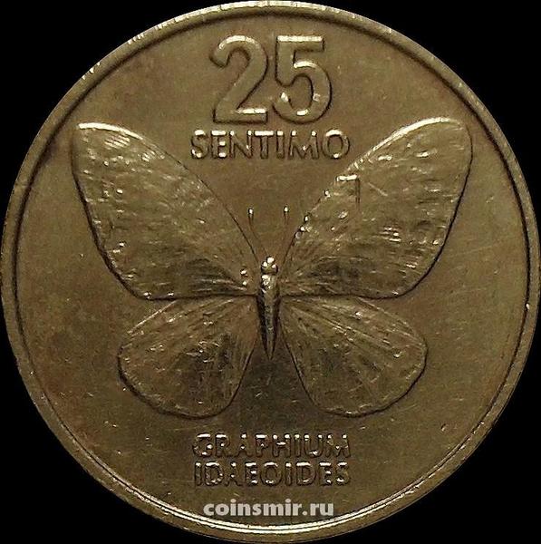 25 сентимо 1988 Филиппины. Бабочка.