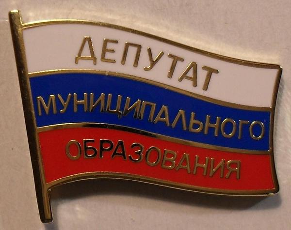 Значок Депутат муниципального образования.