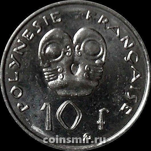 10 франков 2004 Французская Полинезия.