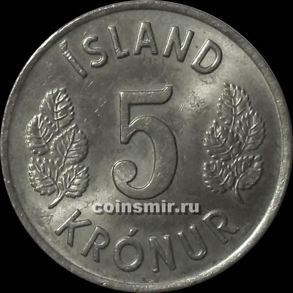 5 крон 1980 Исландия.