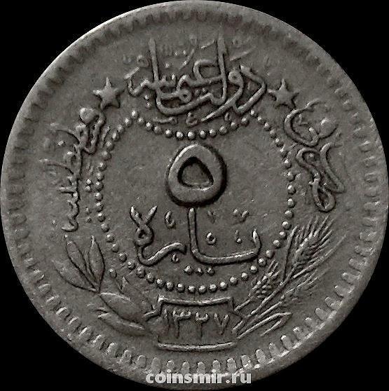 5 пара 1914 (1327/6) Турция. Османская империя.