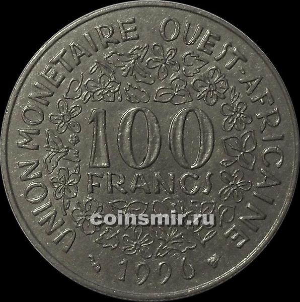 100 франков 1996  КФА BCEAO (Западная Африка). (в наличии 1987 год)