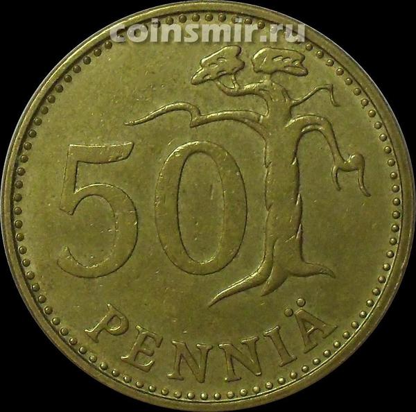 50 пенни 1972 S Финляндия.