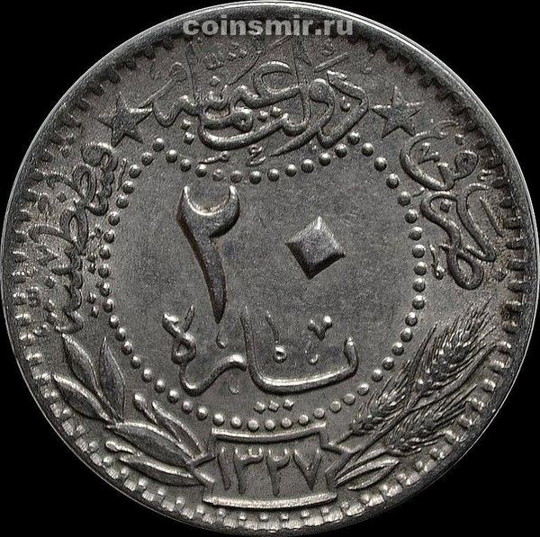 20 пара 1913 (1327/5) Турция. Османская империя. Султан Мехмед V (1909 - 1918).
