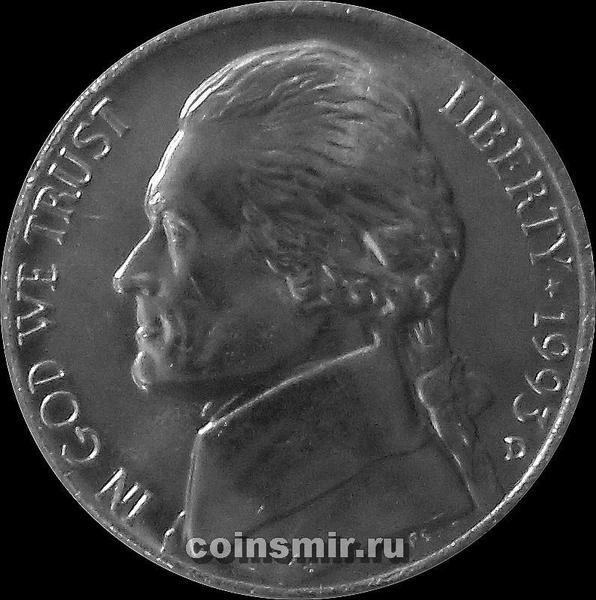5 центов 1993 D США.