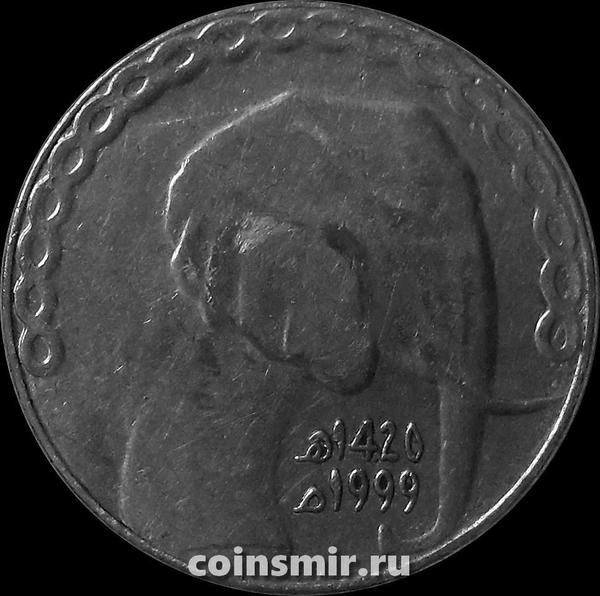 5 динаров 1999 Алжир. Слон. (в наличии 1998 год)