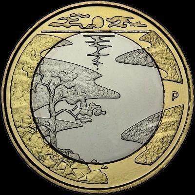 5 евро 2013 Финляндия. Северная природа.