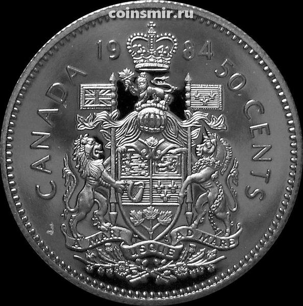 50 центов 1984 Канада. Пруф.