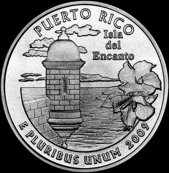 25 центов 2009 Р США. Пуэрто Рико.