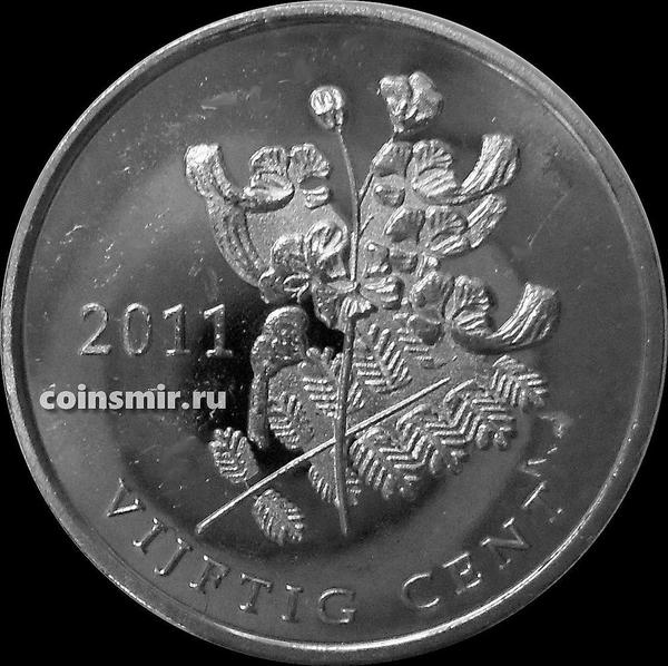 50 центов  2011 остров Бонэйр.
