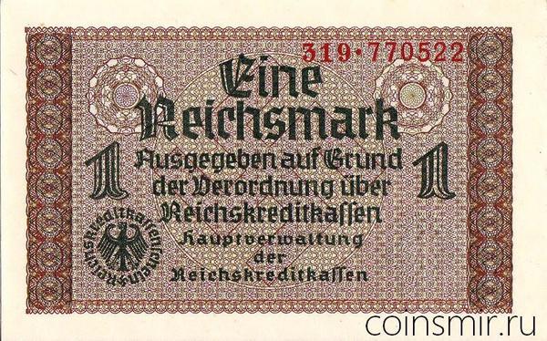 1 марка 1940-1945 Германия. Третий Рейх. Оккупированные территории.
