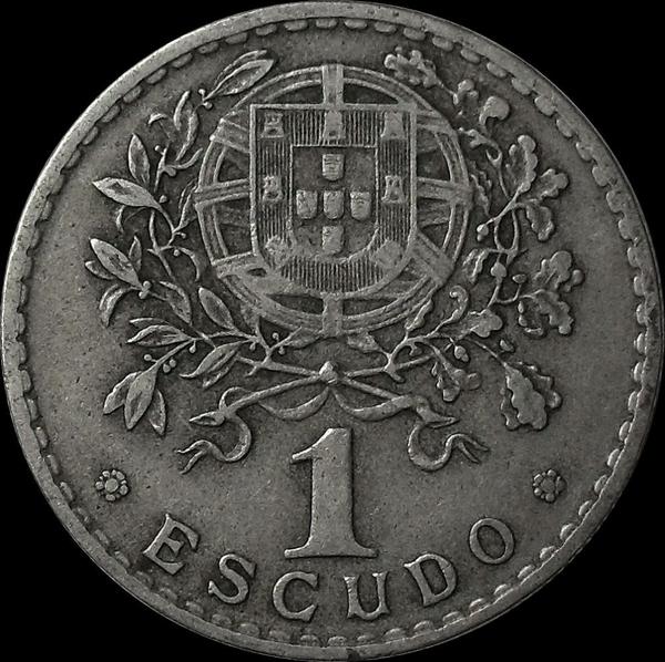 1 эскудо 1945 Португалия.